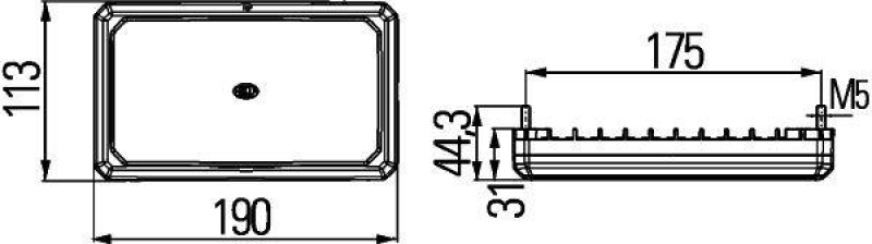 HELLA 1GD 996 193-071 AScheinwerfer Flat Beam 1000 LED