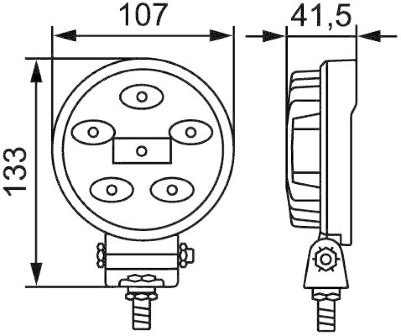 HELLA 1G0 357 108-012 Arbeitsscheinwerfer