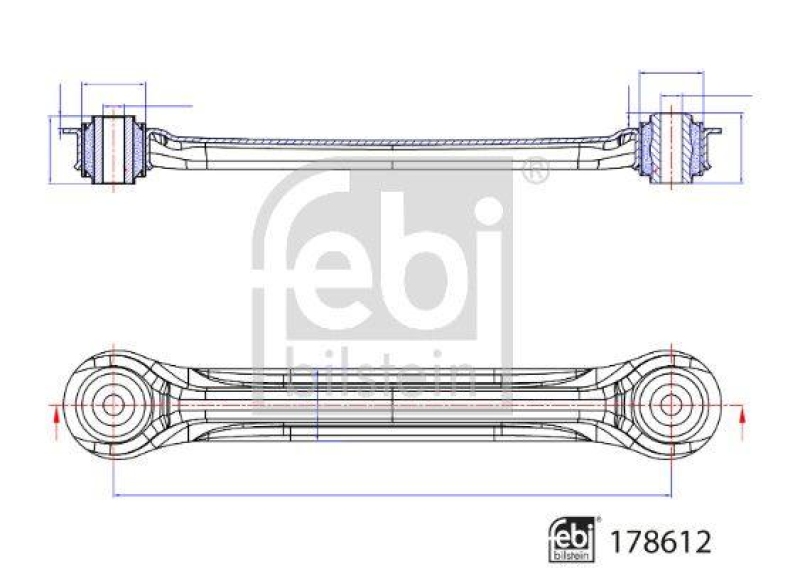 FEBI BILSTEIN 178612 Querlenker für Mercedes-Benz