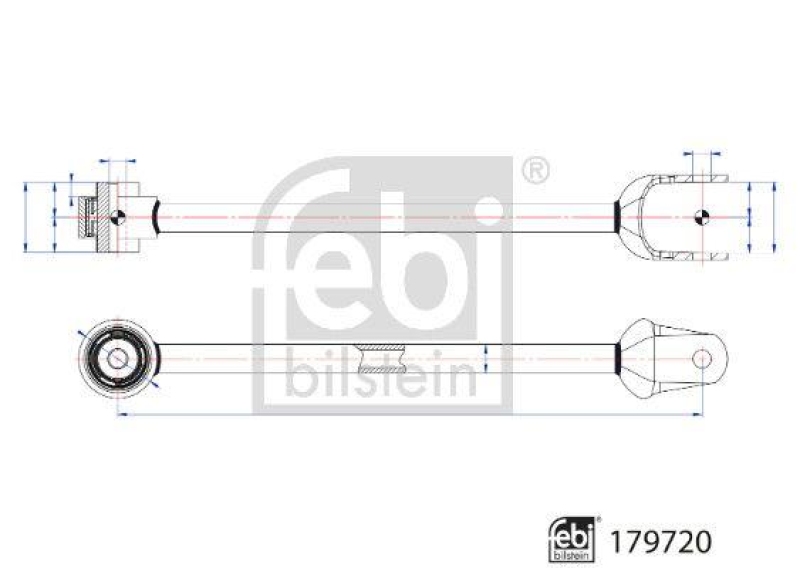 FEBI BILSTEIN 179720 Querlenker mit Lager für Tesla