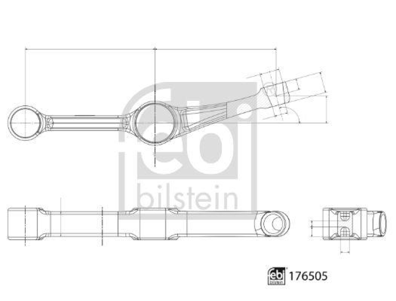 FEBI BILSTEIN 176505 Querlenker mit Lagern für BMW