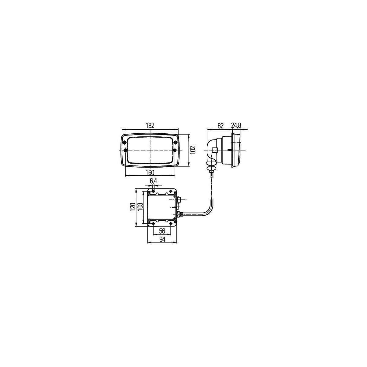 HELLA 1GB996147-011 Arbeitsscheinwerfer