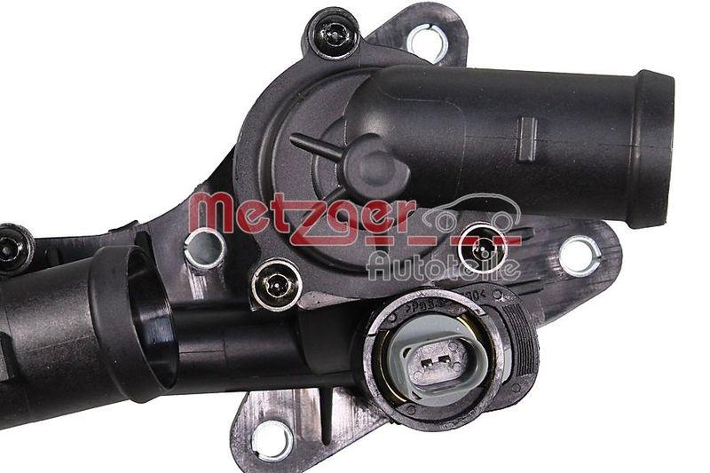 METZGER 4006469 Thermostat Kühlmittel, Mit Gehäuse für SEAT/SKODA/VW/ÖFFNUNGSTEMP. [°C] 83/87