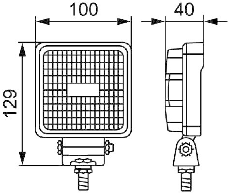 HELLA 1GA 357 107-012 Arbeitsscheinwerfer