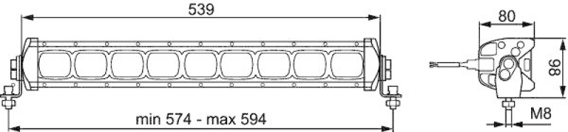 HELLA 1GJ 360 002-002 Arbeitsscheinwerfer