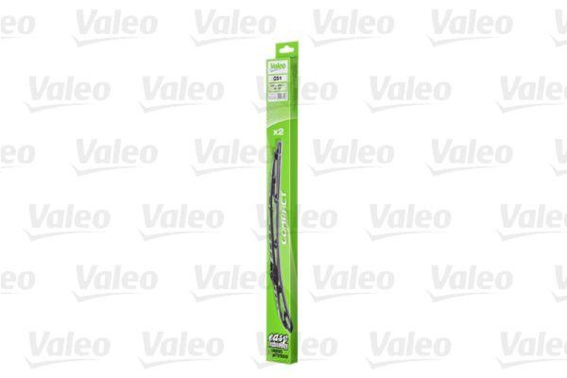 VALEO 576007 Compact C51 Wischblatt (x2)