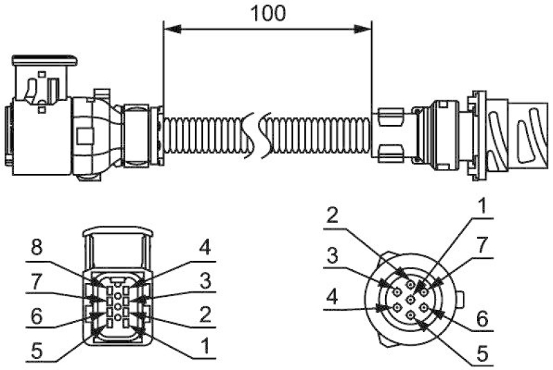 HELLA 8KA 211 923-002 Leitungssatz