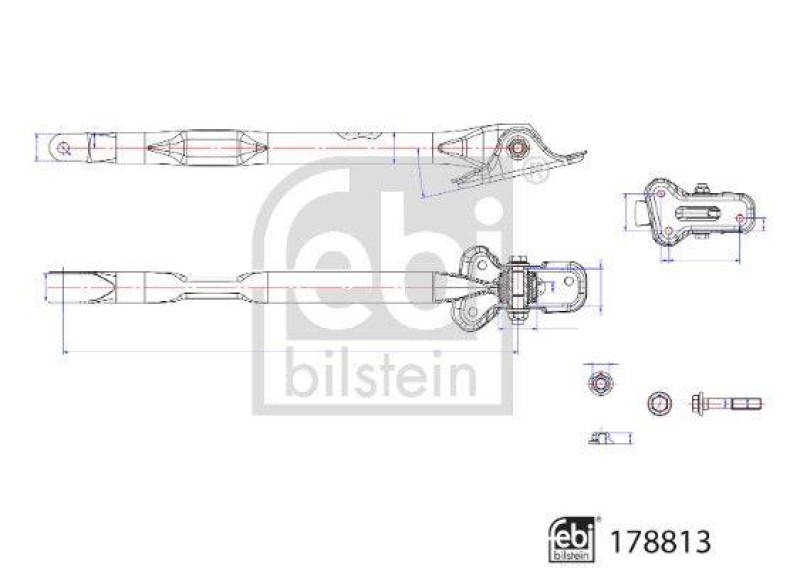 FEBI BILSTEIN 178813 Querlenker mit Lager und Anbaumaterial für Land Rover