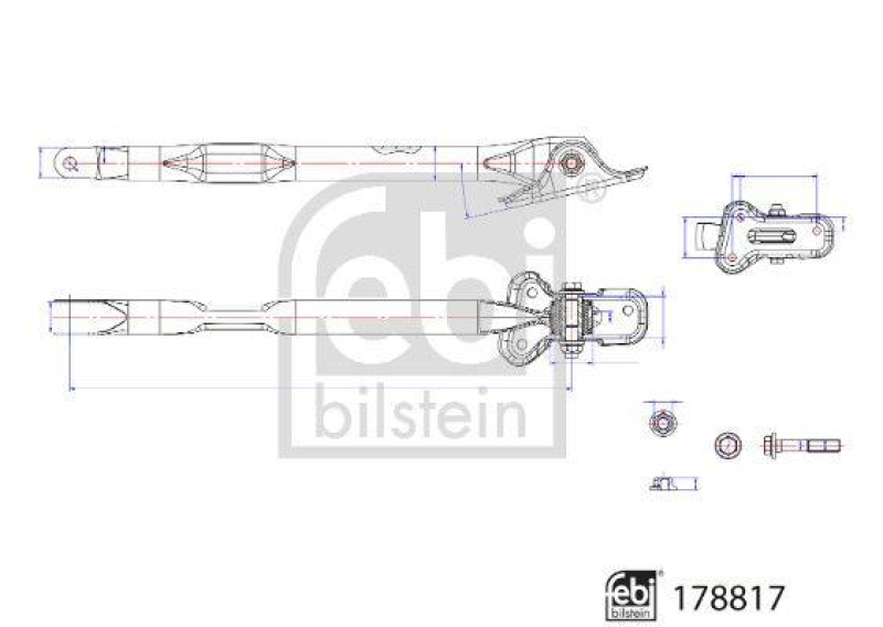 FEBI BILSTEIN 178817 Querlenker mit Lager und Anbaumaterial für Land Rover