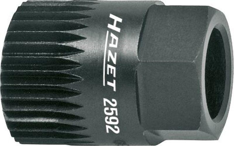 HAZET 2592 Keil(rippen)riemenscheibe-Adapter Sechkant 17mm