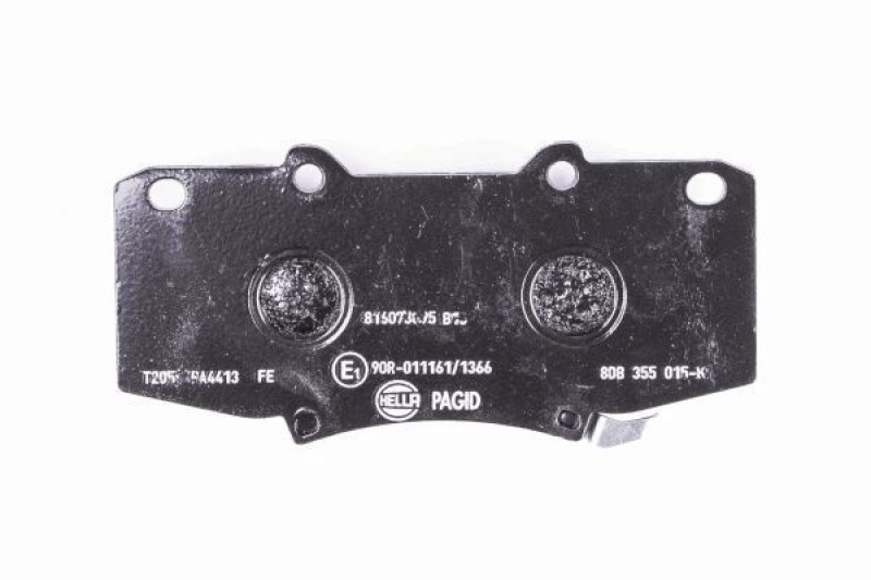 HELLA 8DB 355 015-821 Bremsbelagsatz, Scheibenbremsbelag für TOYOTA HILUX III