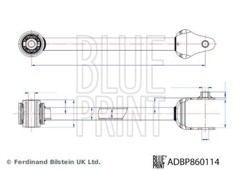 BLUE PRINT ADBP860114 Querlenker mit Lager für MAZDA