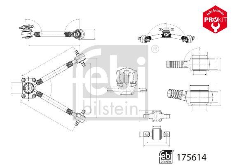 FEBI BILSTEIN 175614 Dreieckslenker für Volvo