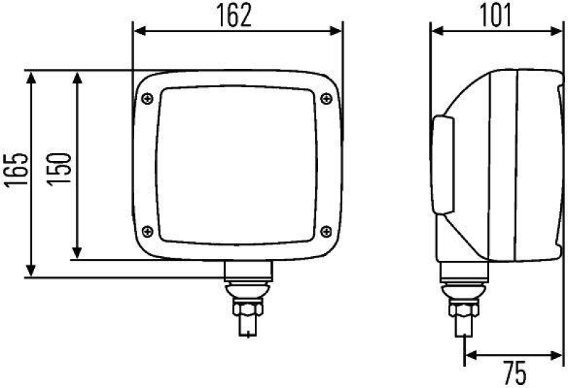 HELLA 1SA 996 120-801 Hauptscheinwerfer