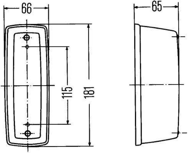 HELLA 2BA 001 221-031 Blinkleuchte links P21W