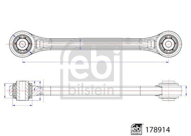 FEBI BILSTEIN 178914 Querlenker für Porsche