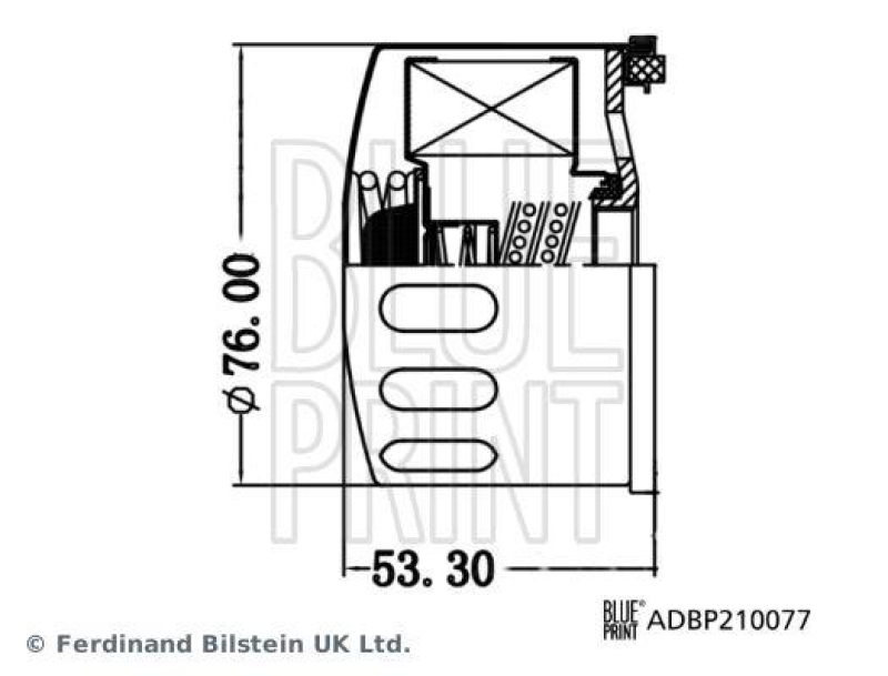 BLUE PRINT ADBP210077 Ölfilter für BMW