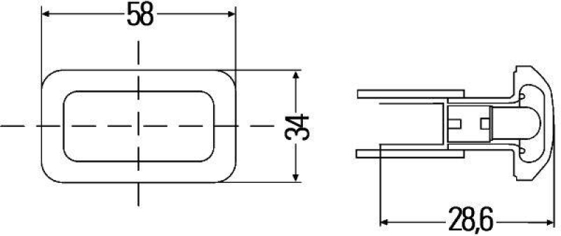 HELLA 2BM 003 647-021 Zusatzblinkleuchte