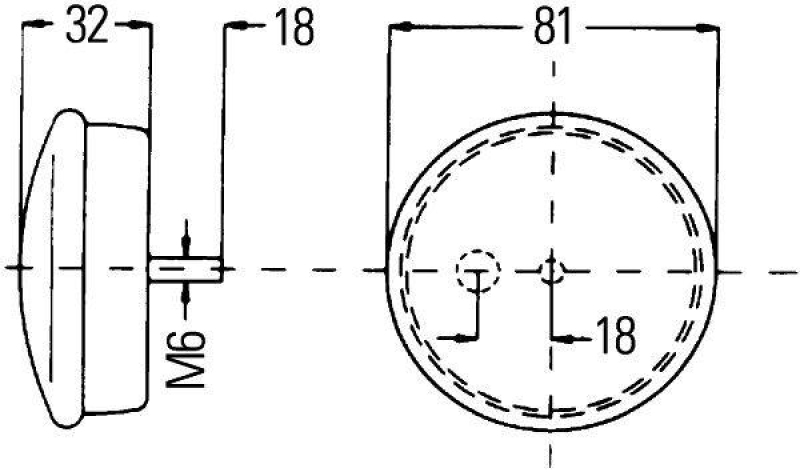 HELLA 2PF 997 045-011 Positionsleuchte Halogen