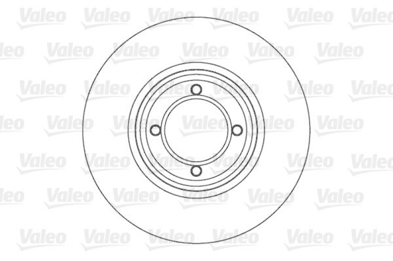 VALEO 186202 Bremsscheibe