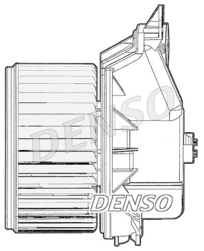 DENSO DEA09045 Innenraumgebläse FIAT PUNTO / GRANDE PUNTO (199) 1.4 (2005 - )