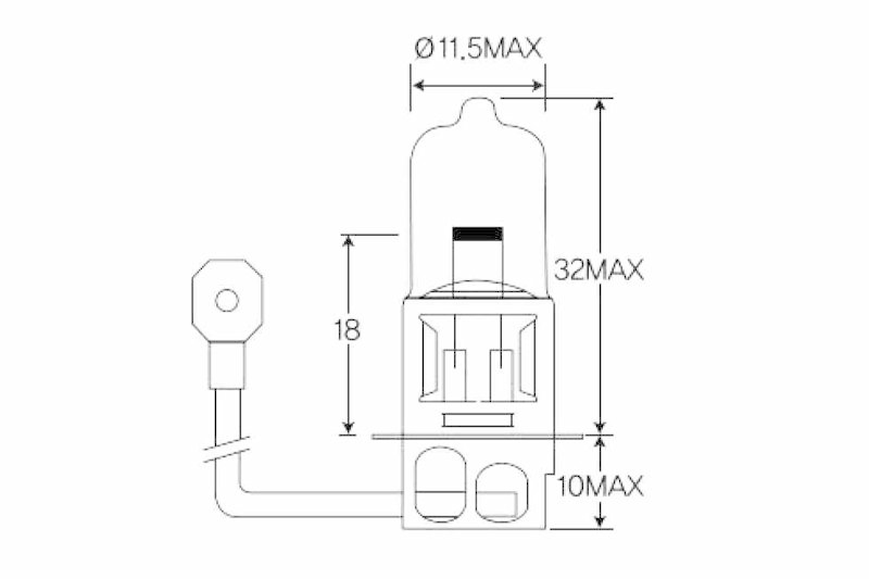 VEMO V99-84-0013 Glühlampe 12 V, 55 W, Lampenart: H3 Sockelausführu