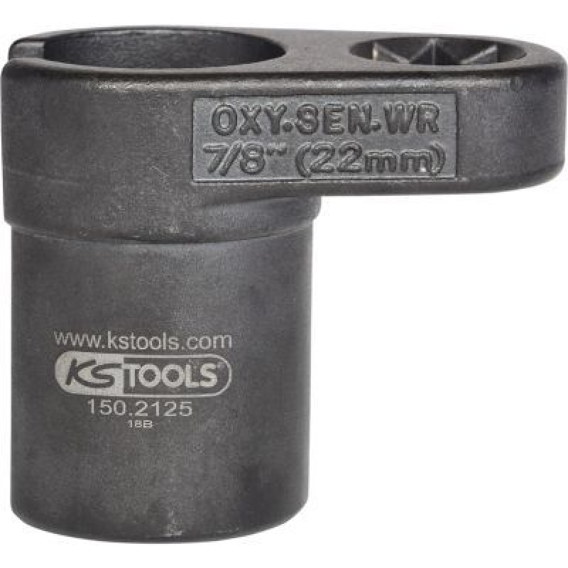 KS TOOLS 150.2125 1/2'' Lambdasonden Stecknuss geschlitzt