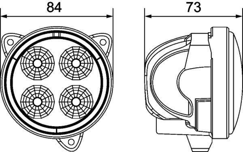 HELLA 1G0 996 376-141 AScheinwerfer Modul 70 Gen III LED