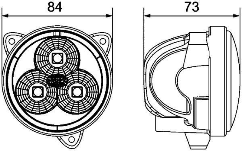 HELLA 1G0 996 476-041 AScheinwerfer Modul 70 Gen IV LED