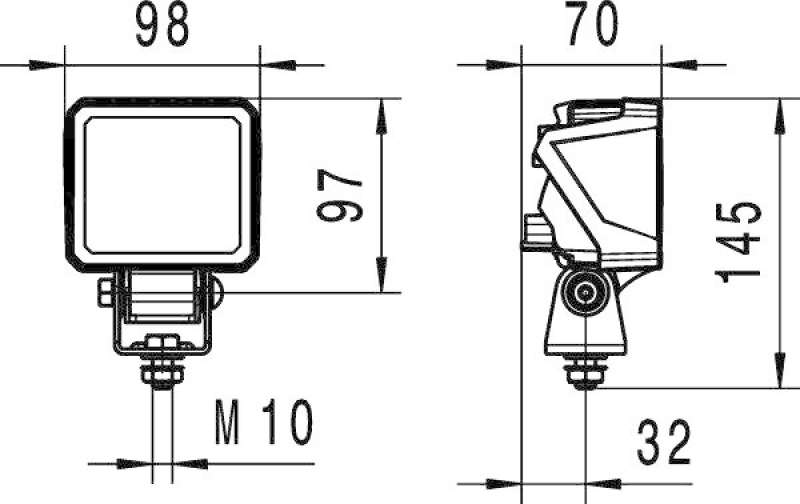 HELLA 1GA 996 479-001 AScheinwerfer Eco 18 LED