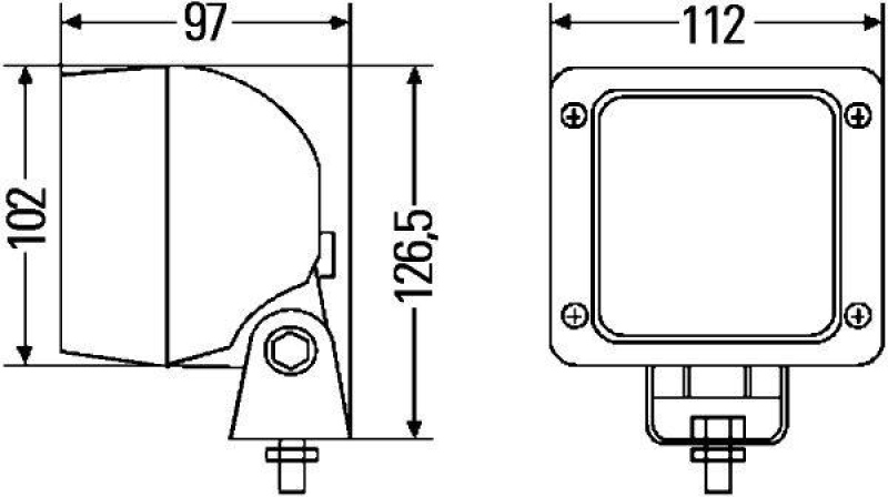 HELLA 1GA 997 506-021 AScheinwerfer Ultra Beam Halogen