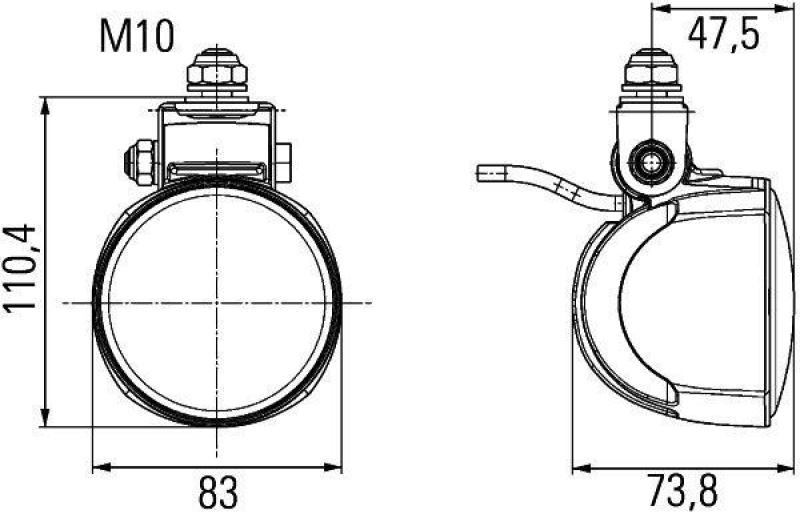 HELLA 1G0 996 276-461 AScheinwerfer Modul 70 Gen III LED