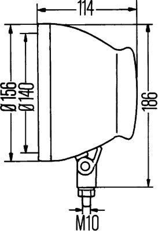 HELLA 1G3 003 710-021 Arbeitsscheinwerfer H3