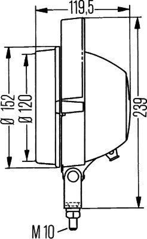 HELLA 1G3 005 760-001 Arbeitsscheinwerfer H3