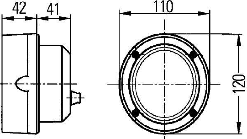 HELLA 1GM 996 134-091 AScheinwerfer Mega Beam Halogen