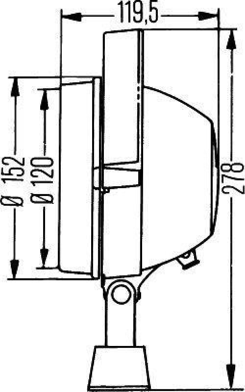 HELLA 1G3 005 760-057 Arbeitsscheinwerfer H3