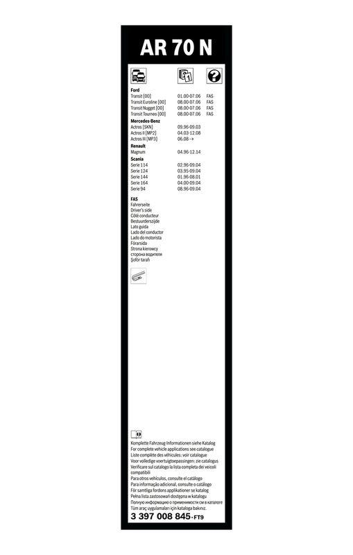 BOSCH 3 397 008 845 Wischblatt AR70N Aerotwin Retrofit Scheibenwischer 700 mm vorne