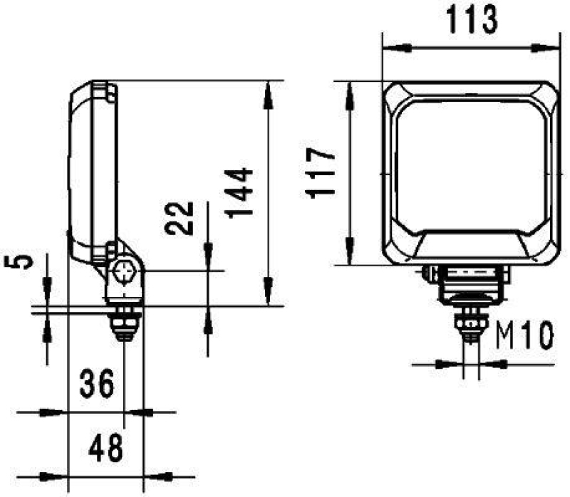 HELLA 1GA 995 193-001 Arbeitsscheinwerfer LED