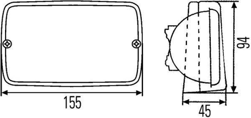 HELLA 1GA 996 082-001 Arbeitsscheinwerfer H3