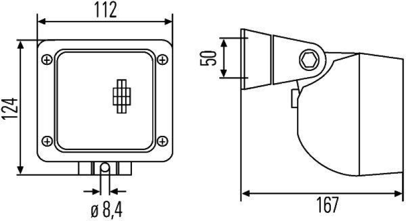 HELLA 1GA 996 083-001 AScheinwerfer Ultra Beam Halogen