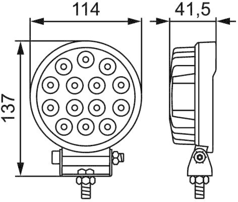 HELLA 1G1357105-022 Arbeitsscheinwerfer