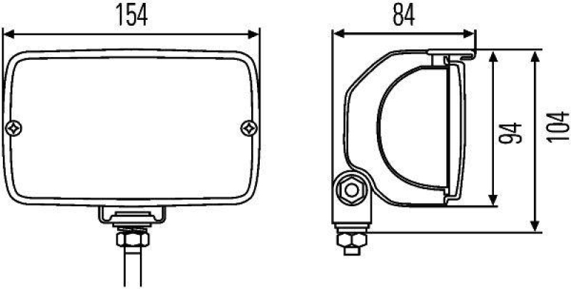 HELLA 1GA 998 522-011 Arbeitsscheinwerfer H3