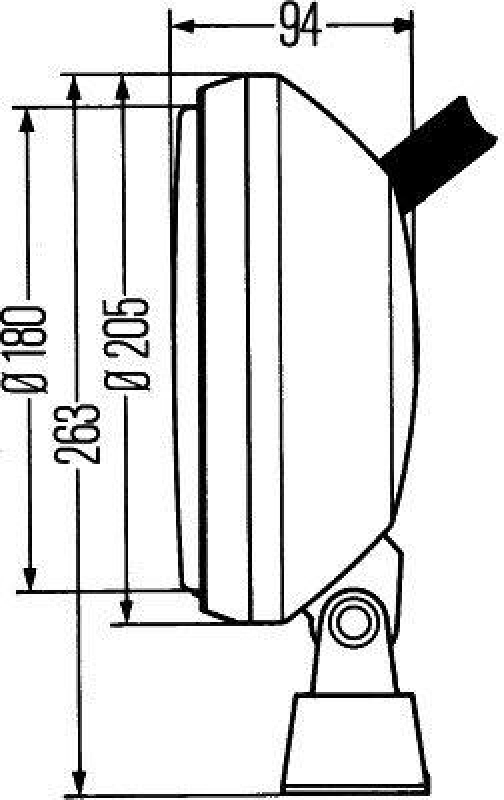 HELLA 1G8 002 340-001 Arbeitsscheinwerfer