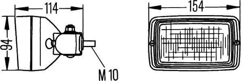 HELLA 1GA 006 875-001 Arbeitsscheinwerfer Picador