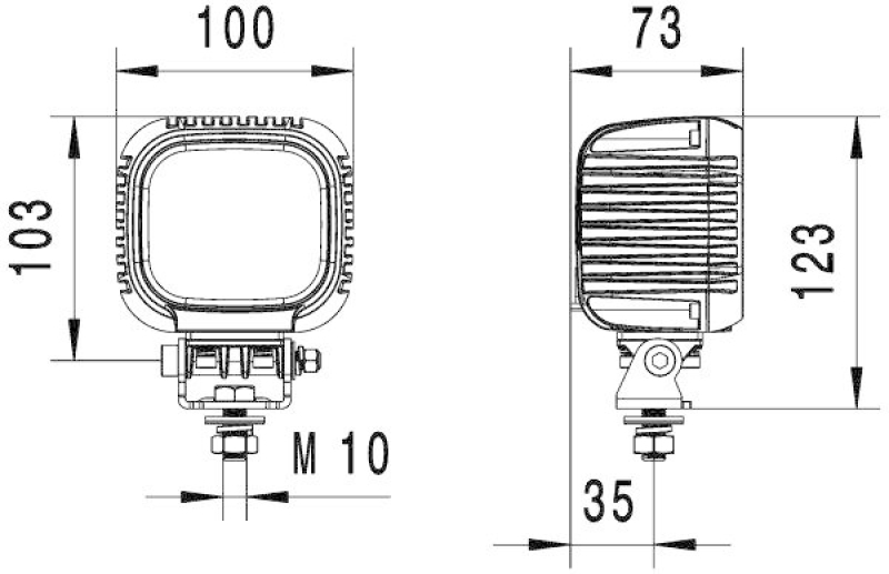 HELLA 1GA 357 109-002 Arbeitsscheinwerfer HELLA VALUEFIT