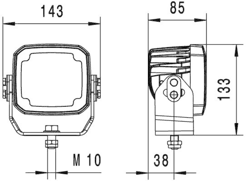 HELLA 1GA 995 606-071 Arbeitsscheinwerfer