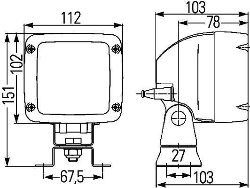 HELLA 1GA 996 150-081 Arbeitsscheinwerfer