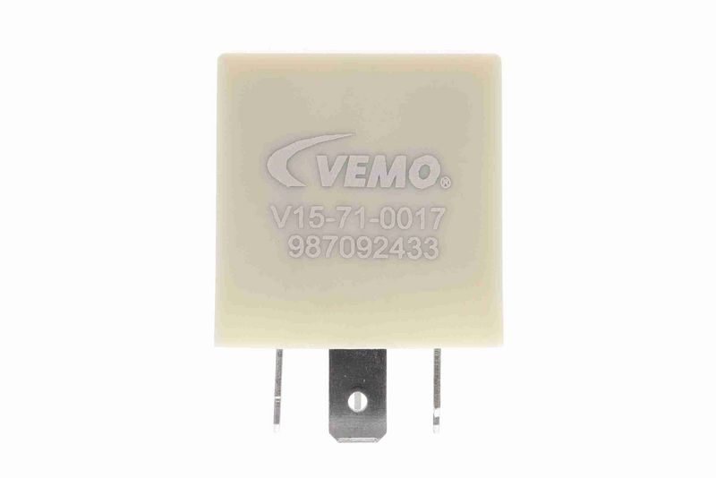 VEMO V15-71-0017 Relais, Kraftstoffpumpe 12V, 5 Pins, 30A, Relaisnummer 30 für VW