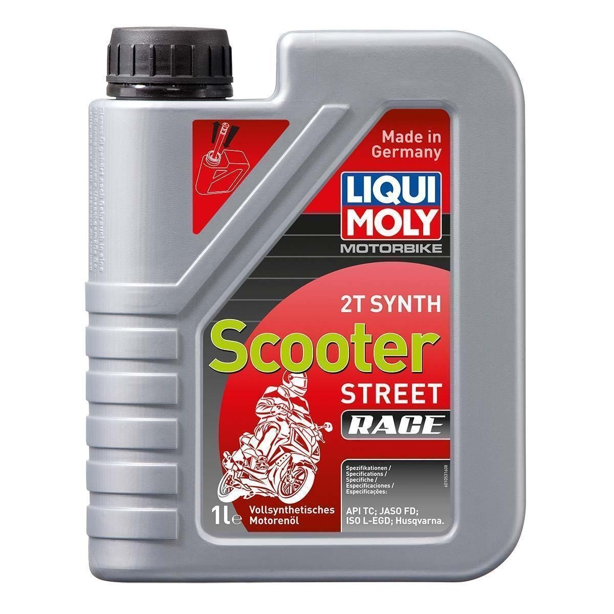 LIQUI MOLY 1053 Motoröl Motorbike 2T Synth Scooter Street Race Kanister 1 L