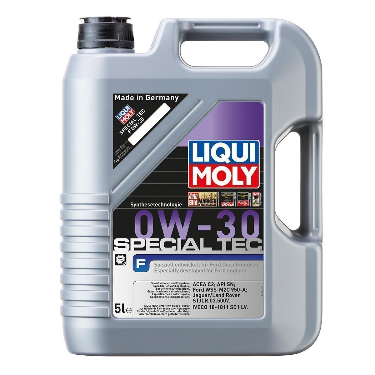 LIQUI MOLY 20723 Motoröl Special Tec F 0W-30 Kanister 5 L